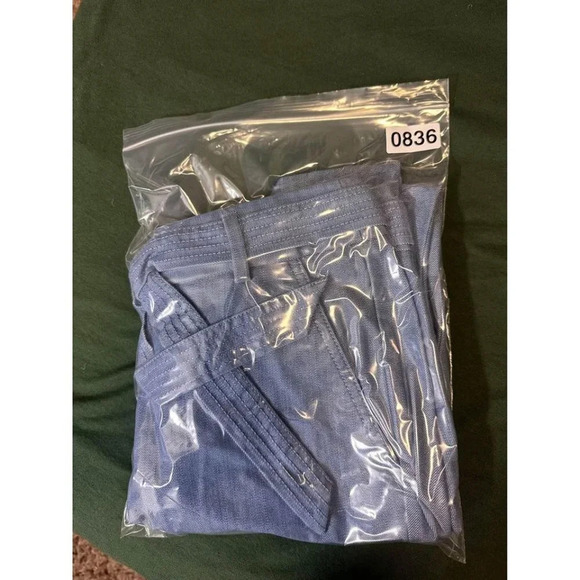 Loft women’s  blue chambray pants size 2 #0836 - Picture 7 of 8